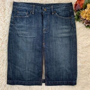Citizens of Humanity Knee Length Denim Skirt